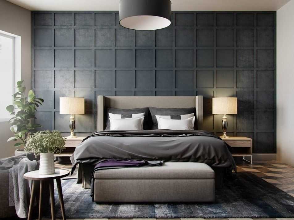 Modern gri yatak odası fikirleri 2020
